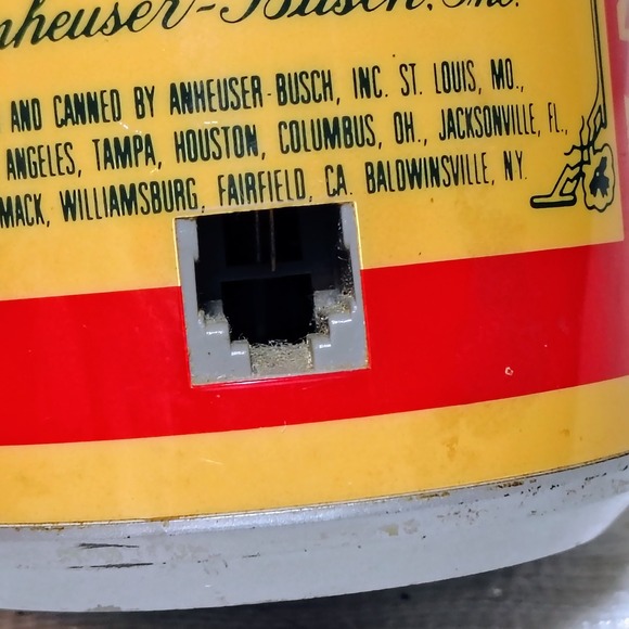 Vintage Budweiser Beer Can land line Telephone Phone Red Collectible Decor - Picture 5 of 10